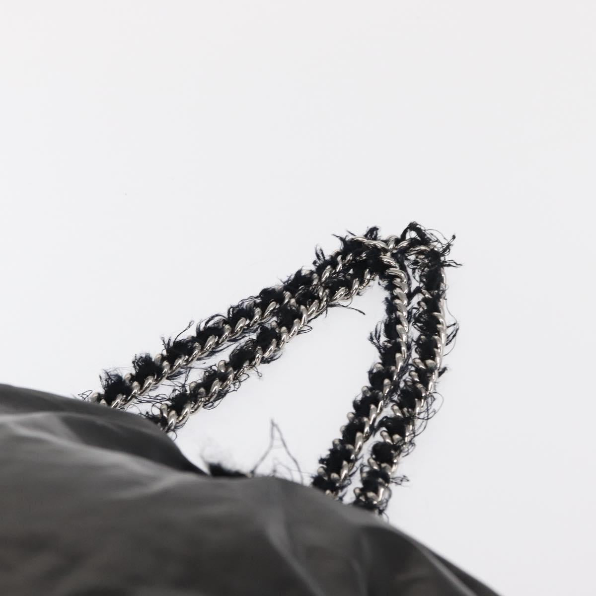 Chanel Black Logo Pillow Tote