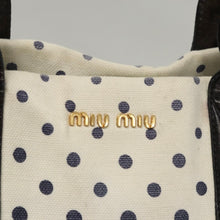 Load image into Gallery viewer, Miu Miu Polka Dot Tote
