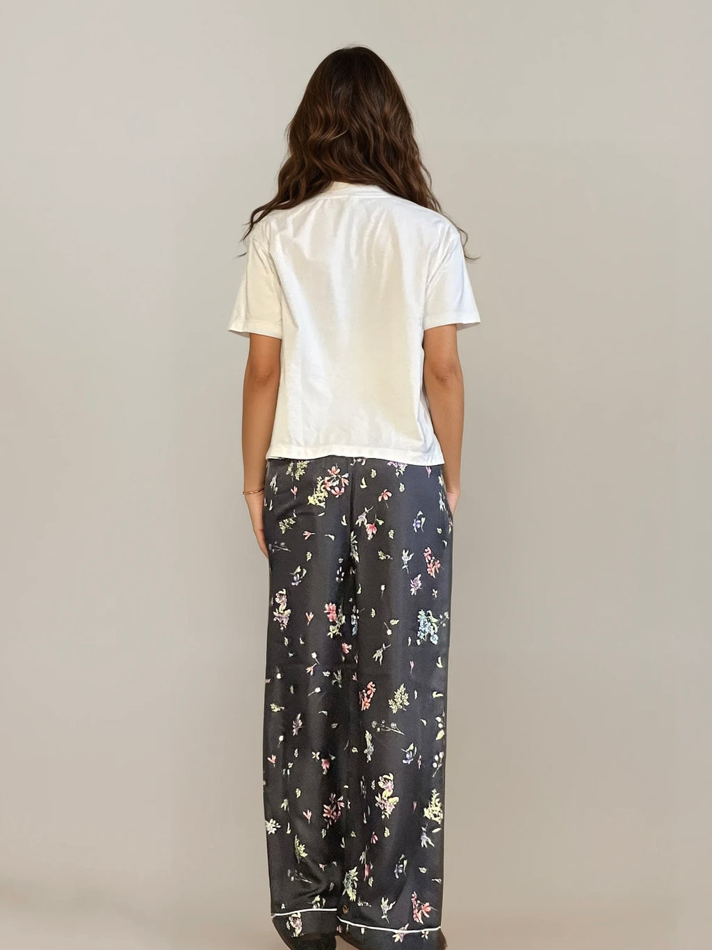 Dior Floral Silk Trousers