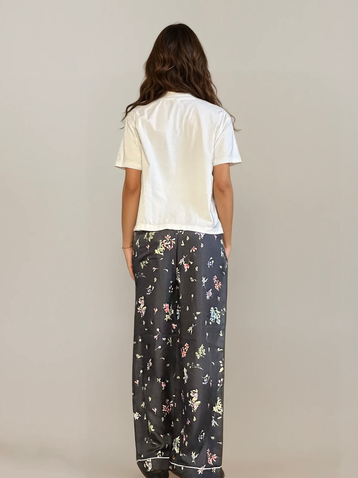 Dior Floral Silk Trousers