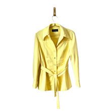 Load image into Gallery viewer, Givenchy Yellow Wrap Blazer
