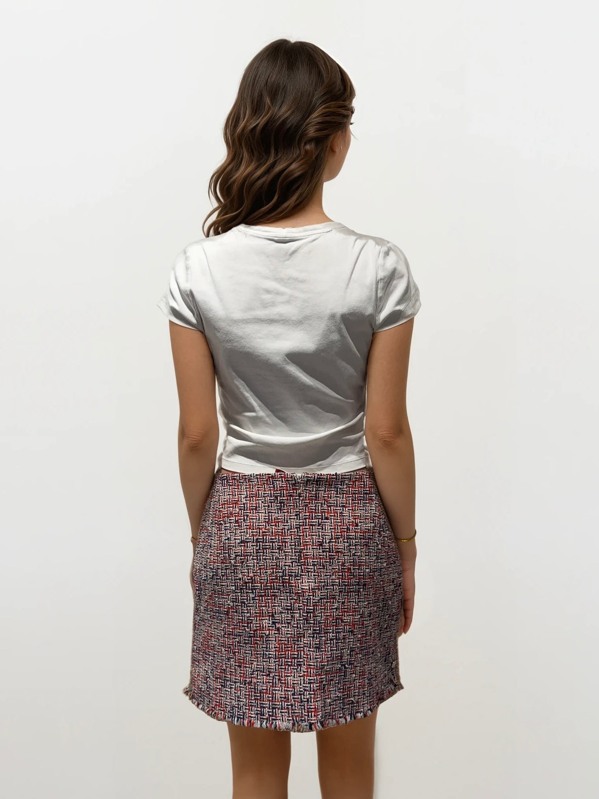 Thom Browne Tweed Mini Skirt