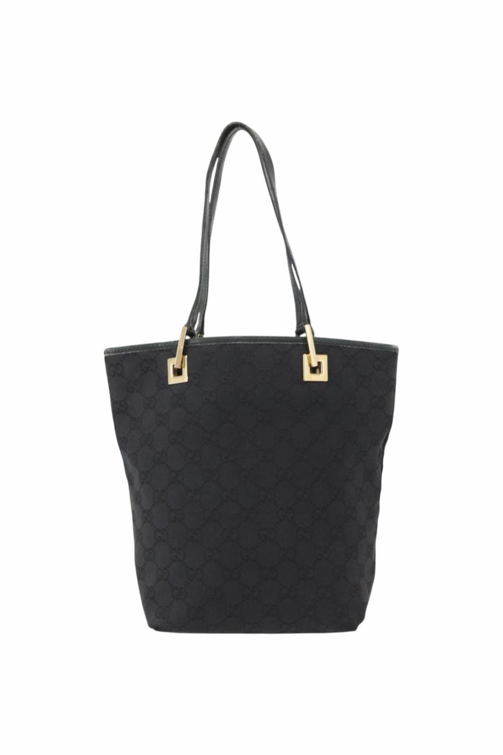 Gucci Black Monogram Tote Bag