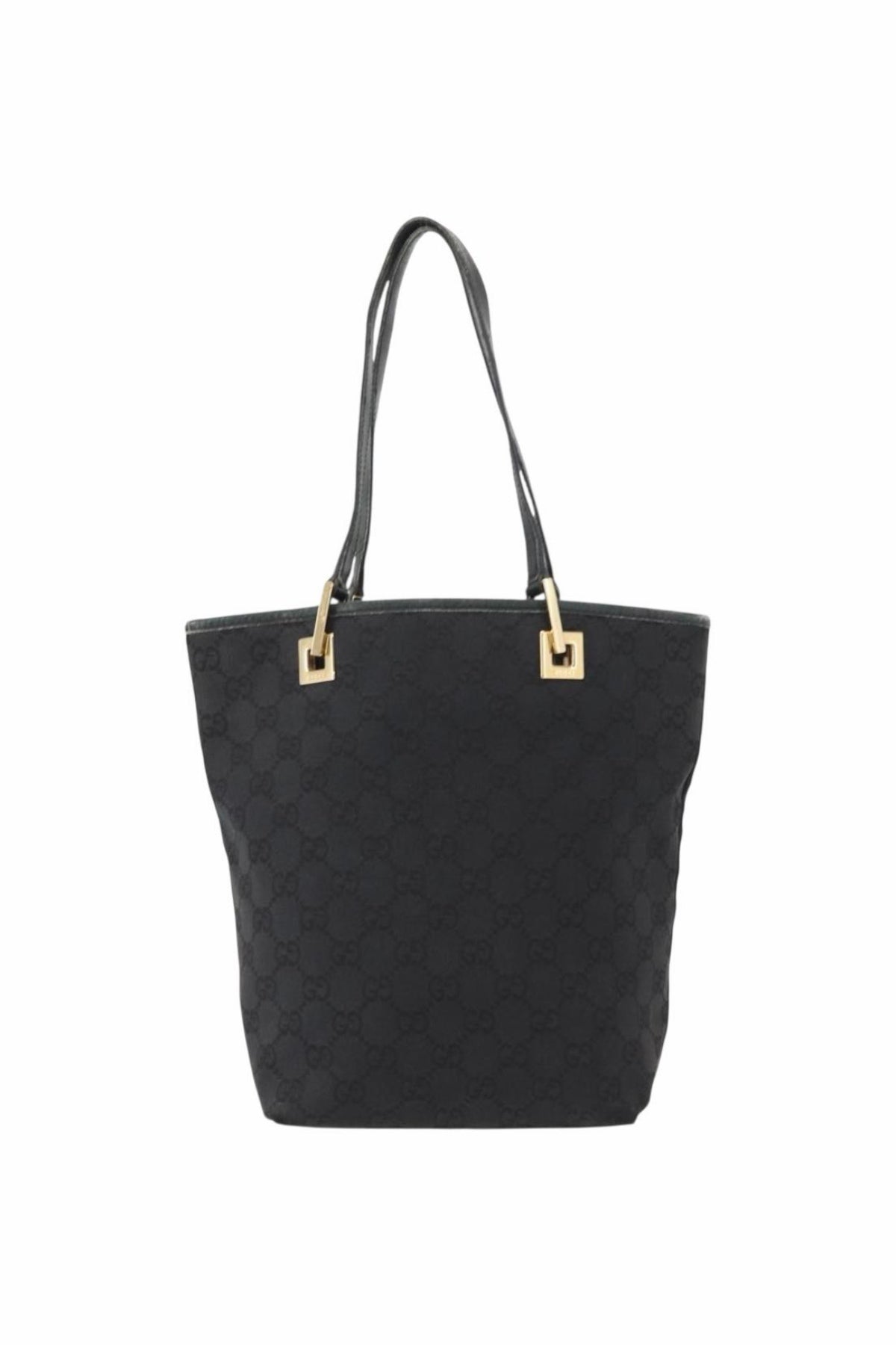 Gucci Black Monogram Tote Bag