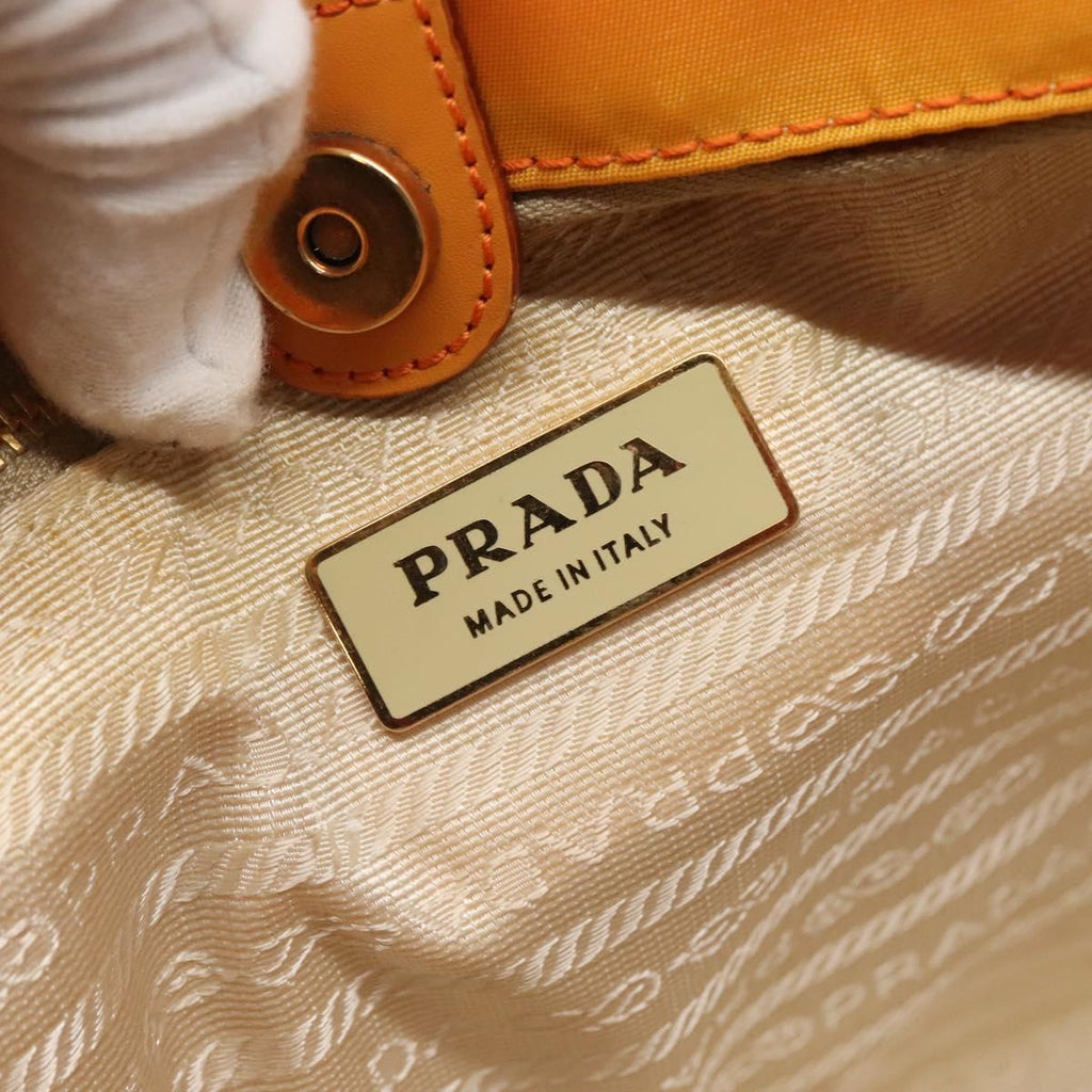 Prada Orange East West Shoulder Bag