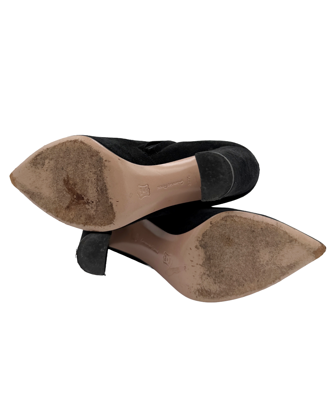 Gianvito Rossi Black Suede Ankle Booties