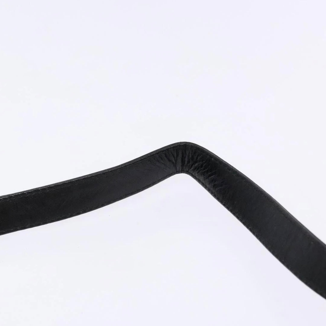 Fendi Black Rounded Baguette