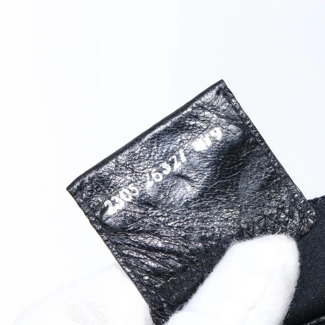 Fendi Black Rounded Baguette