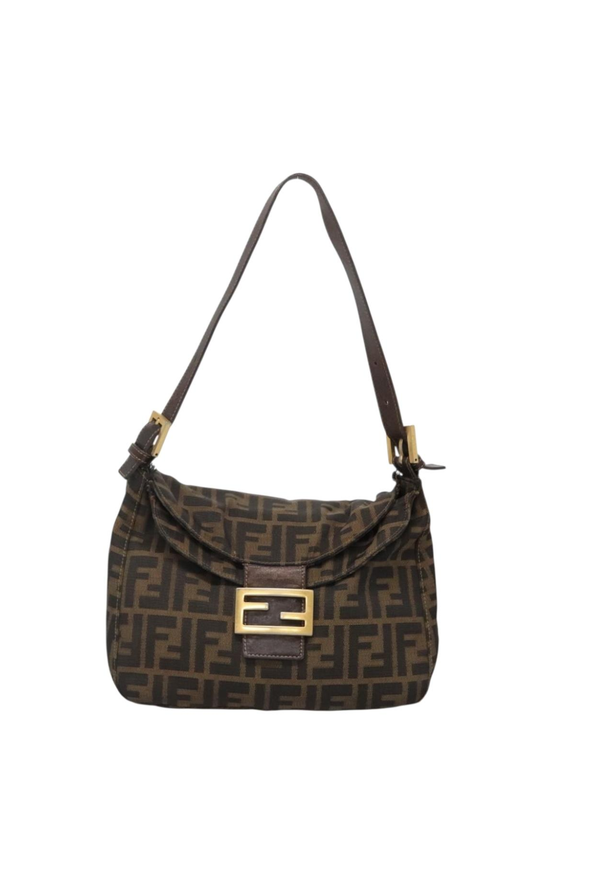 Fendi Zucca Rounded Baguette