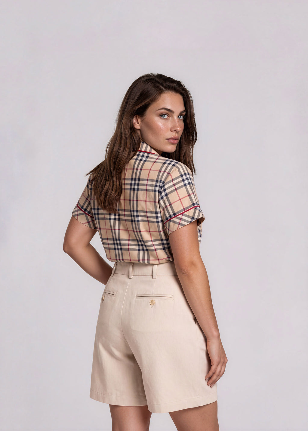 Burberry Nova Check Button Down