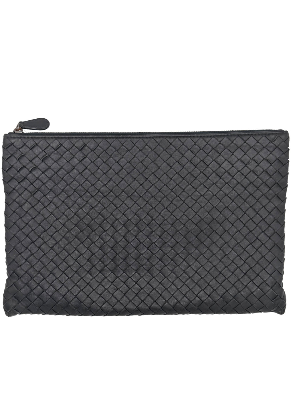 Bottega Veneta Black Quilted Clutch