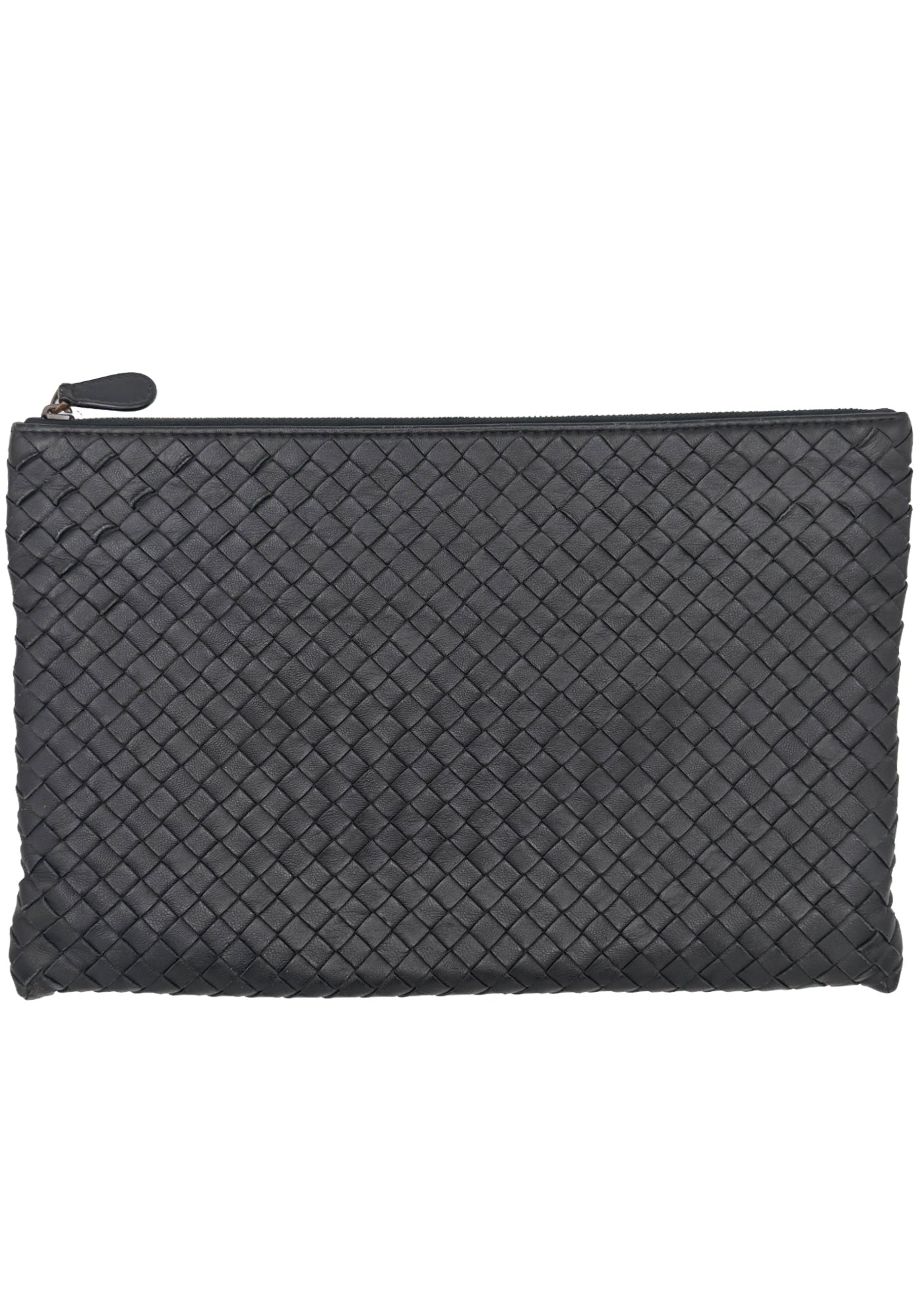 Bottega Veneta Black Quilted Clutch