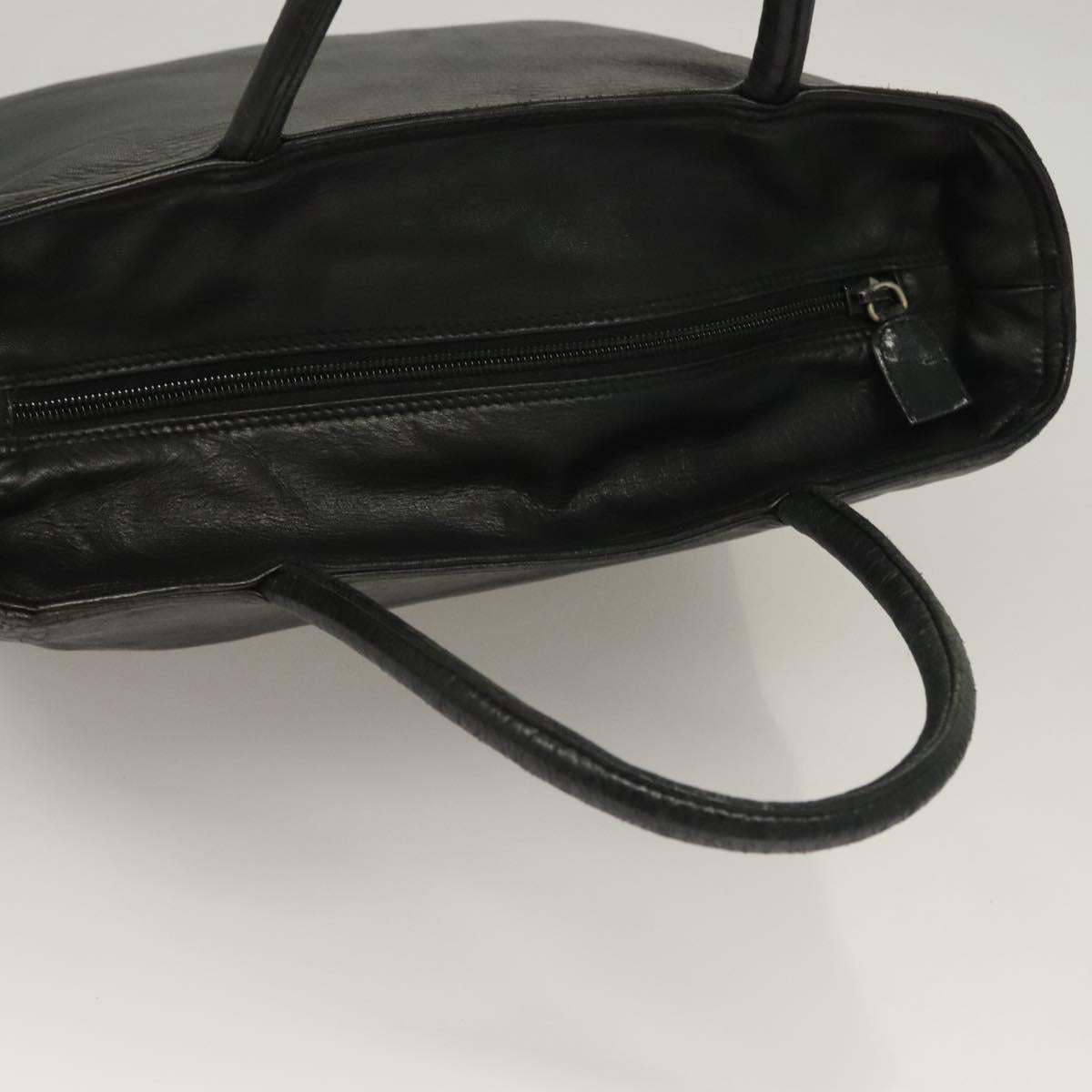 Prada Black Leather Tote