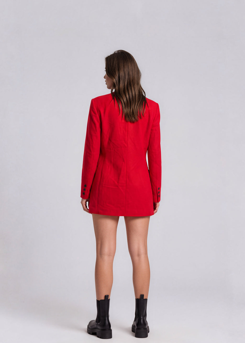 Escada Red Blazer Dress