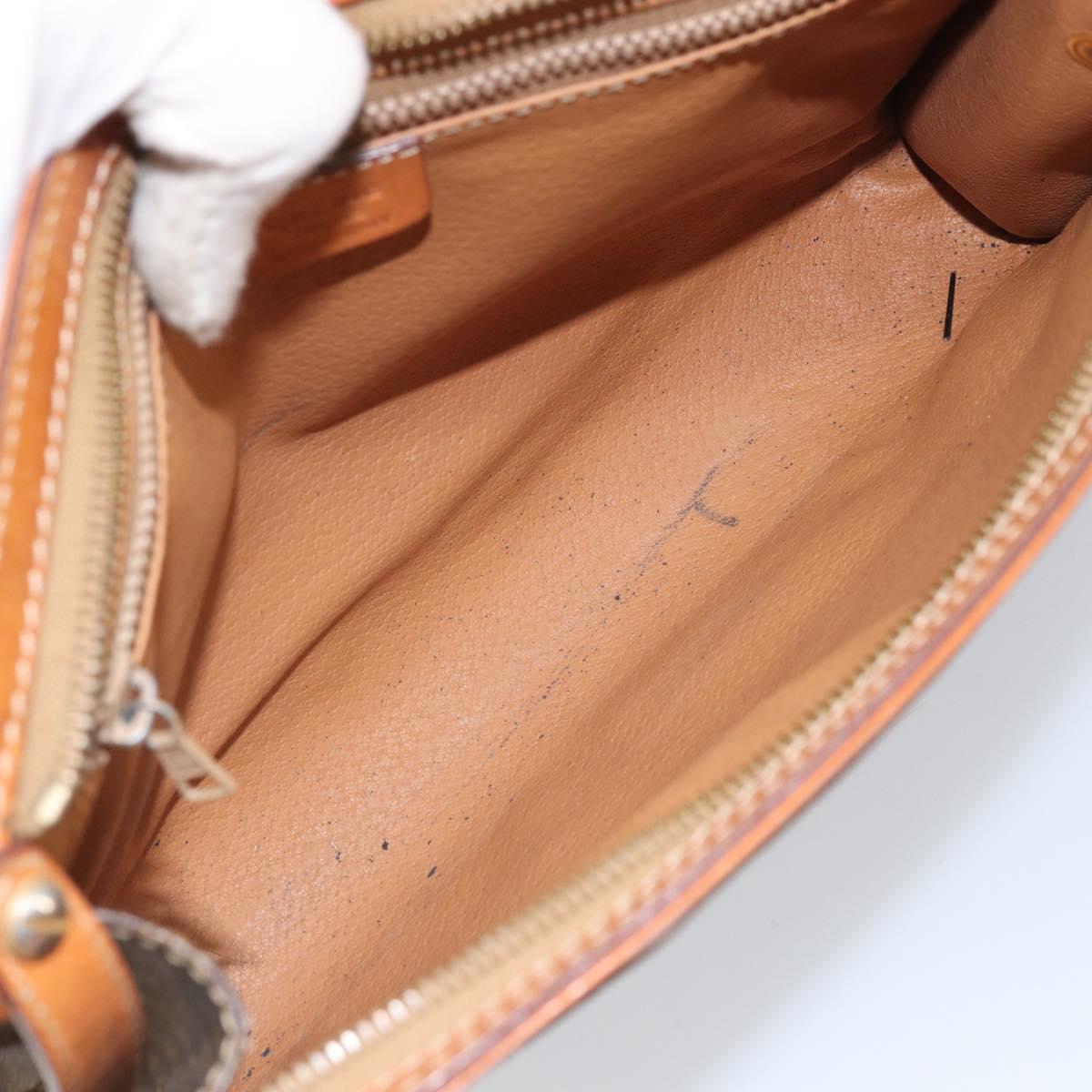 Celine Brown Macadam Clutch