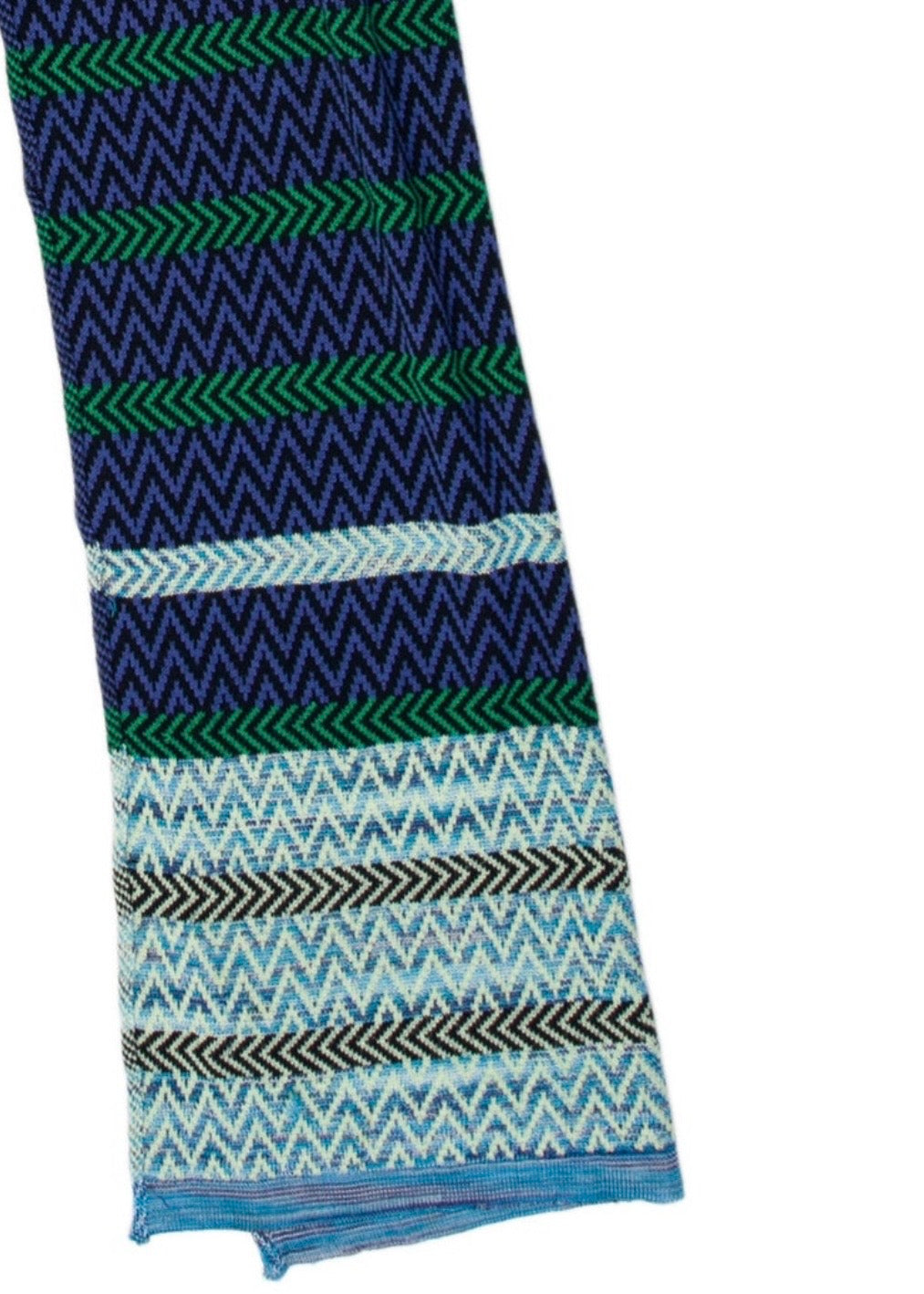 Missoni Blue Zigzag Scarf/Sarong