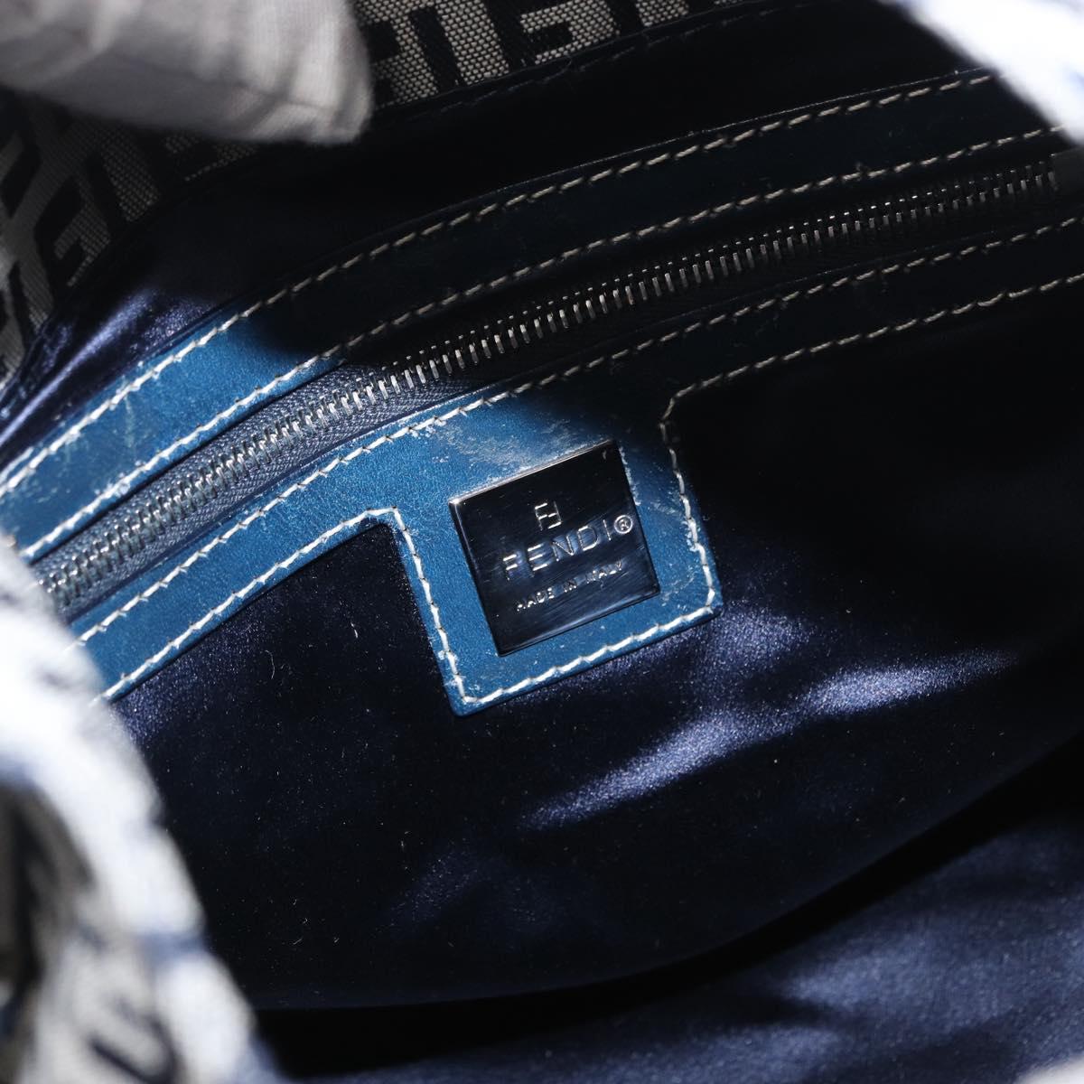 Fendi Navy Zucchino Baguette