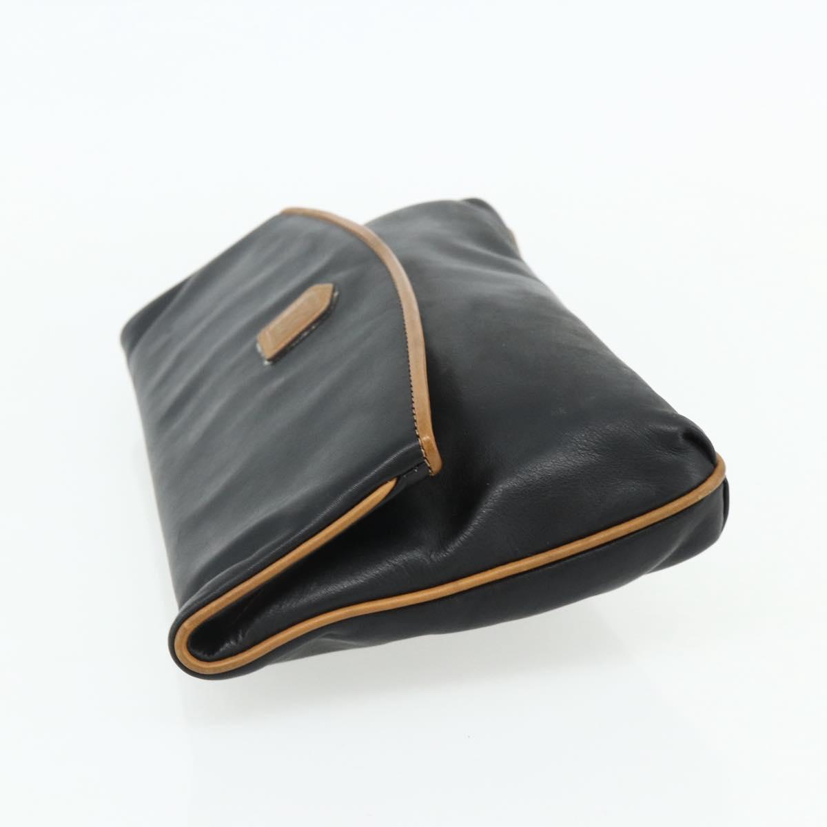 Celine Black Flap Clutch