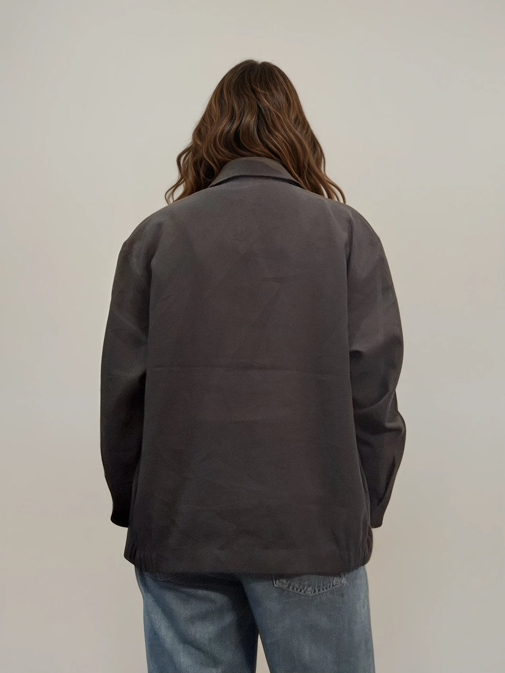 YSL Hunter Green Sheer Bomber
