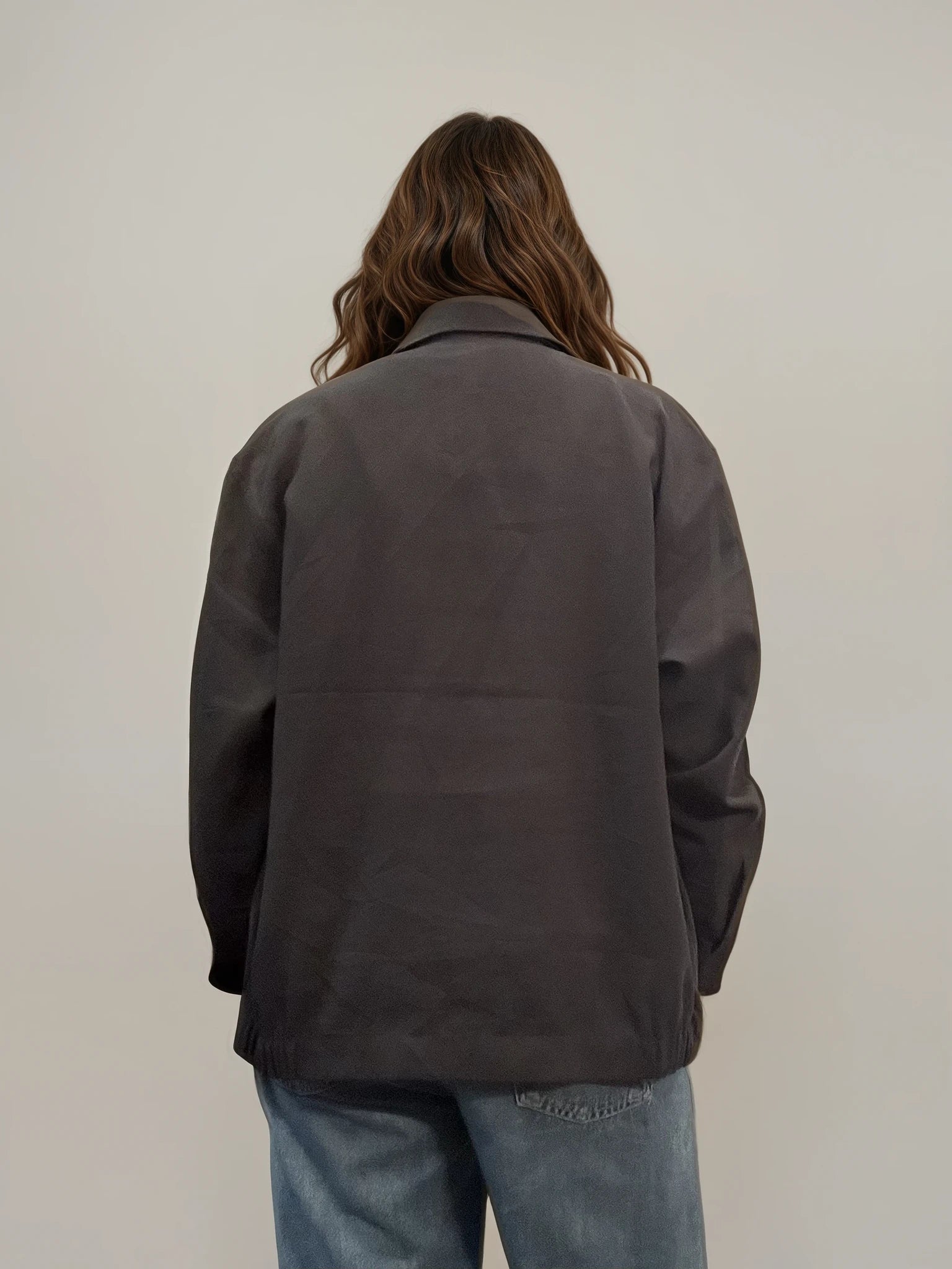 YSL Hunter Green Sheer Bomber
