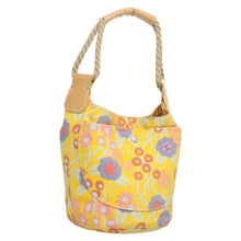 Load image into Gallery viewer, Chanel Yellow Flower Bucket Tote
