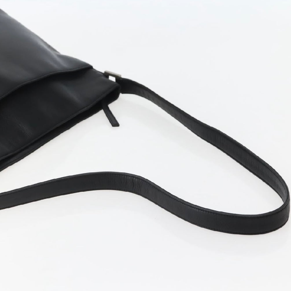 Chanel Black Leather Shoulder Bag