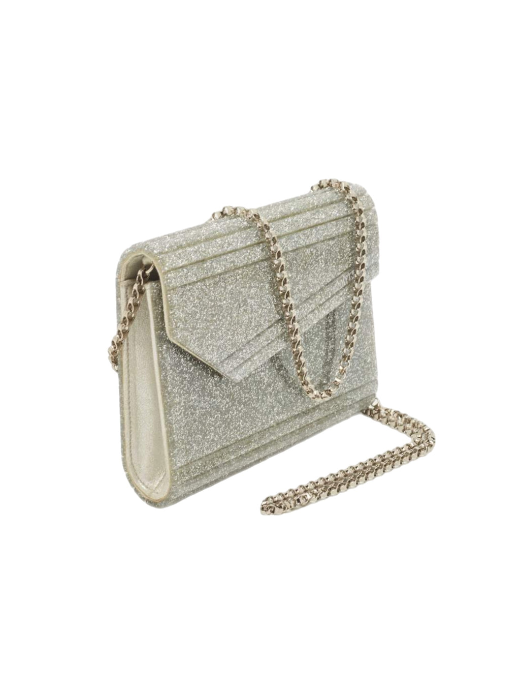 Jimmy Choo Glitter Envelope Clutch/Bag