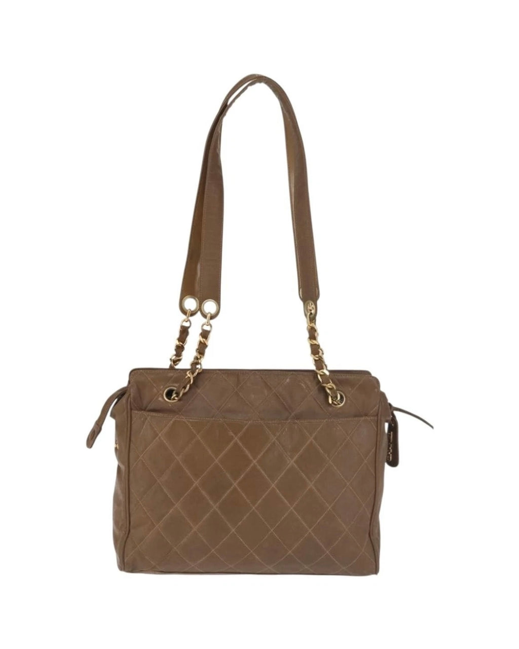 Chanel Brown Quilted Tote