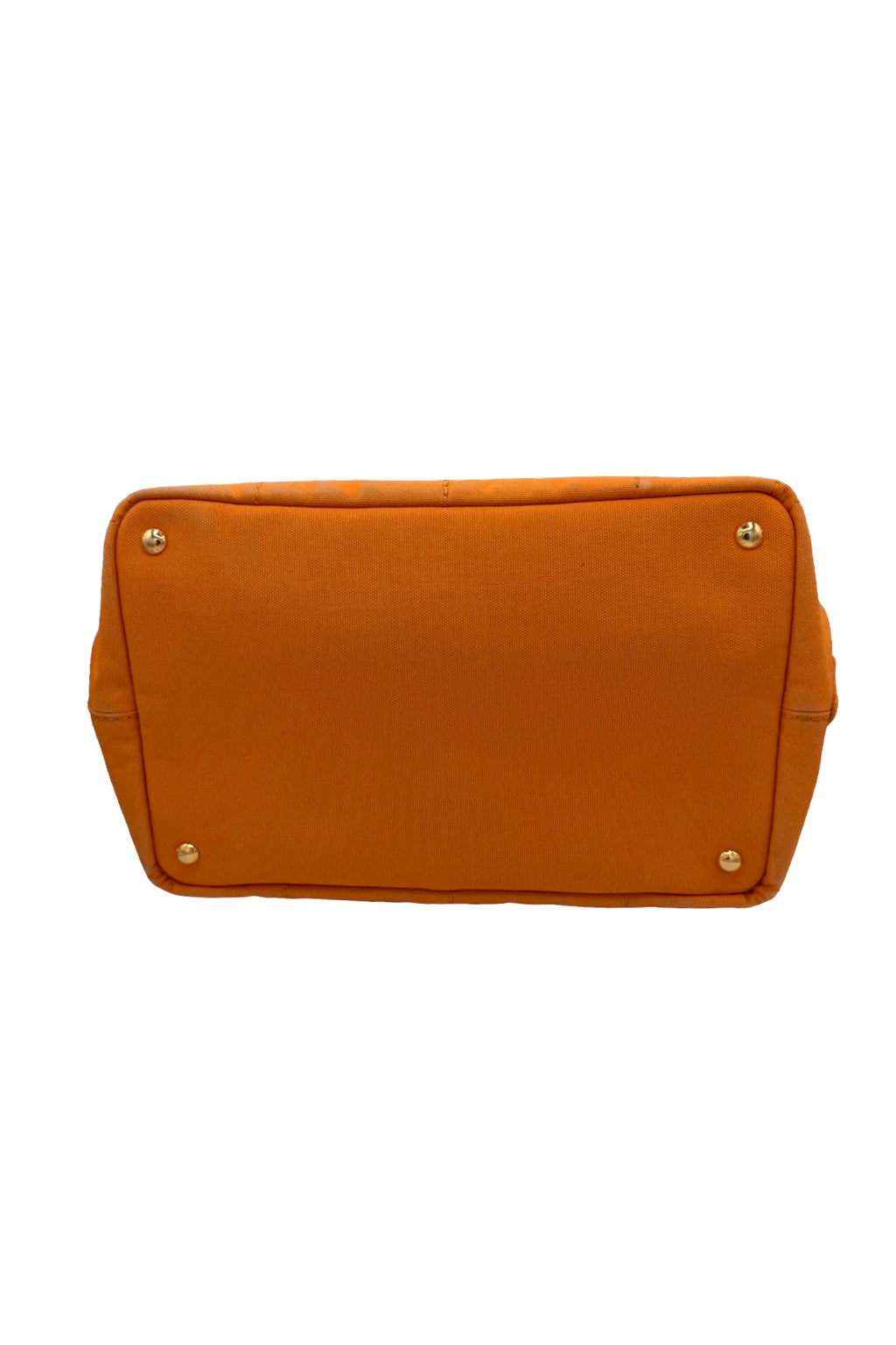 Prada Orange Canapa Tote