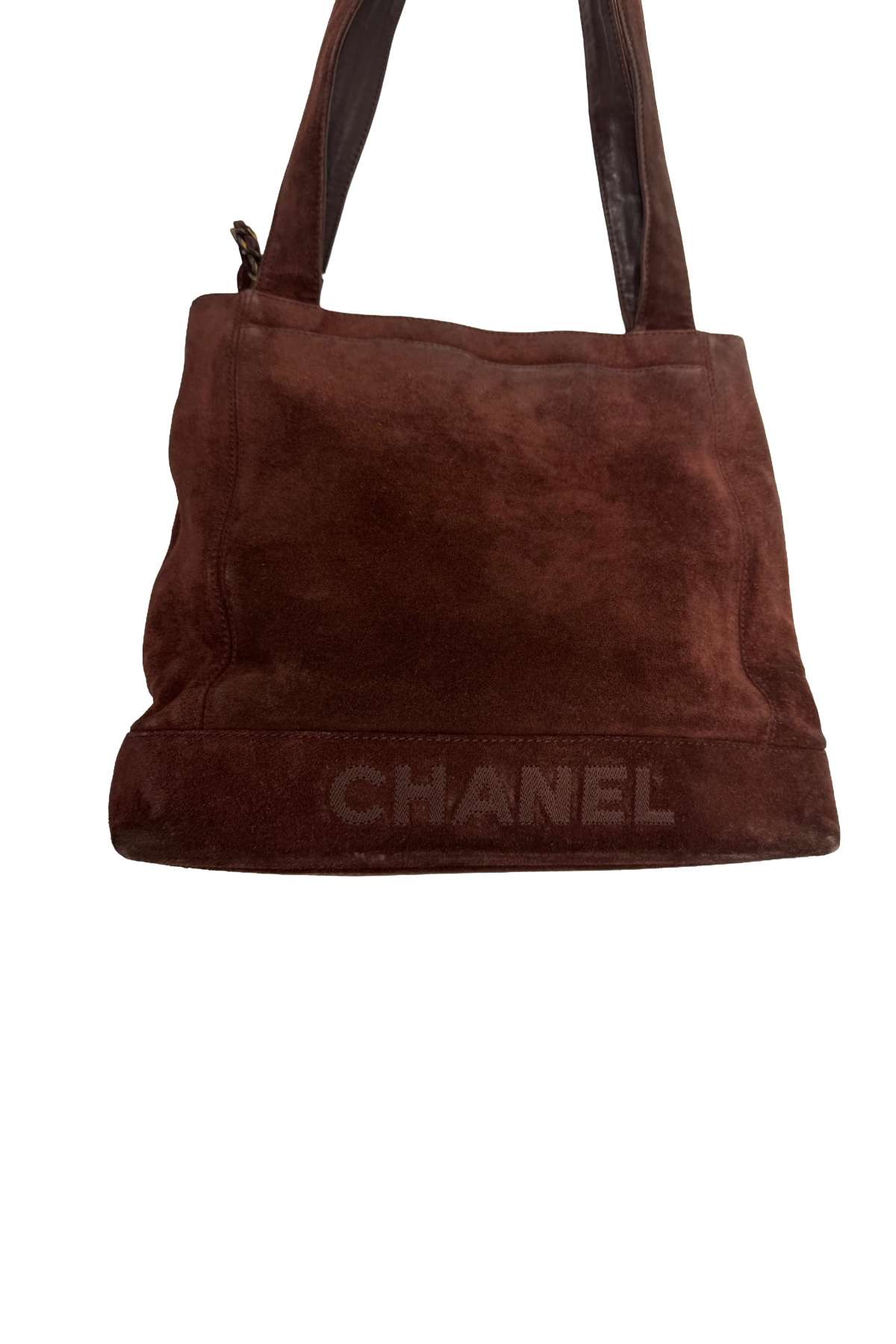 Chanel Brown Suede Tote