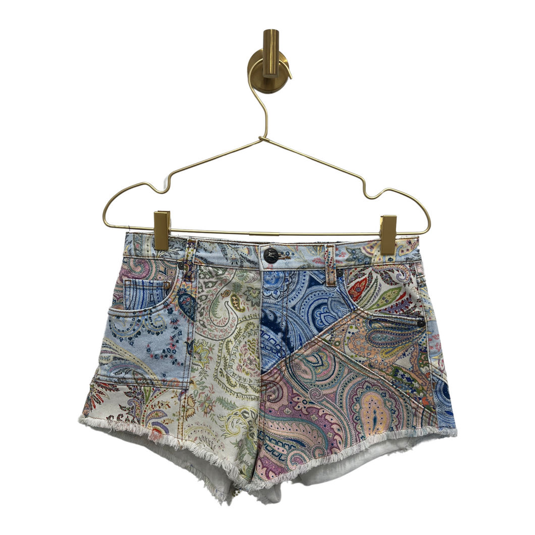Etro Paisley Printed Shorts