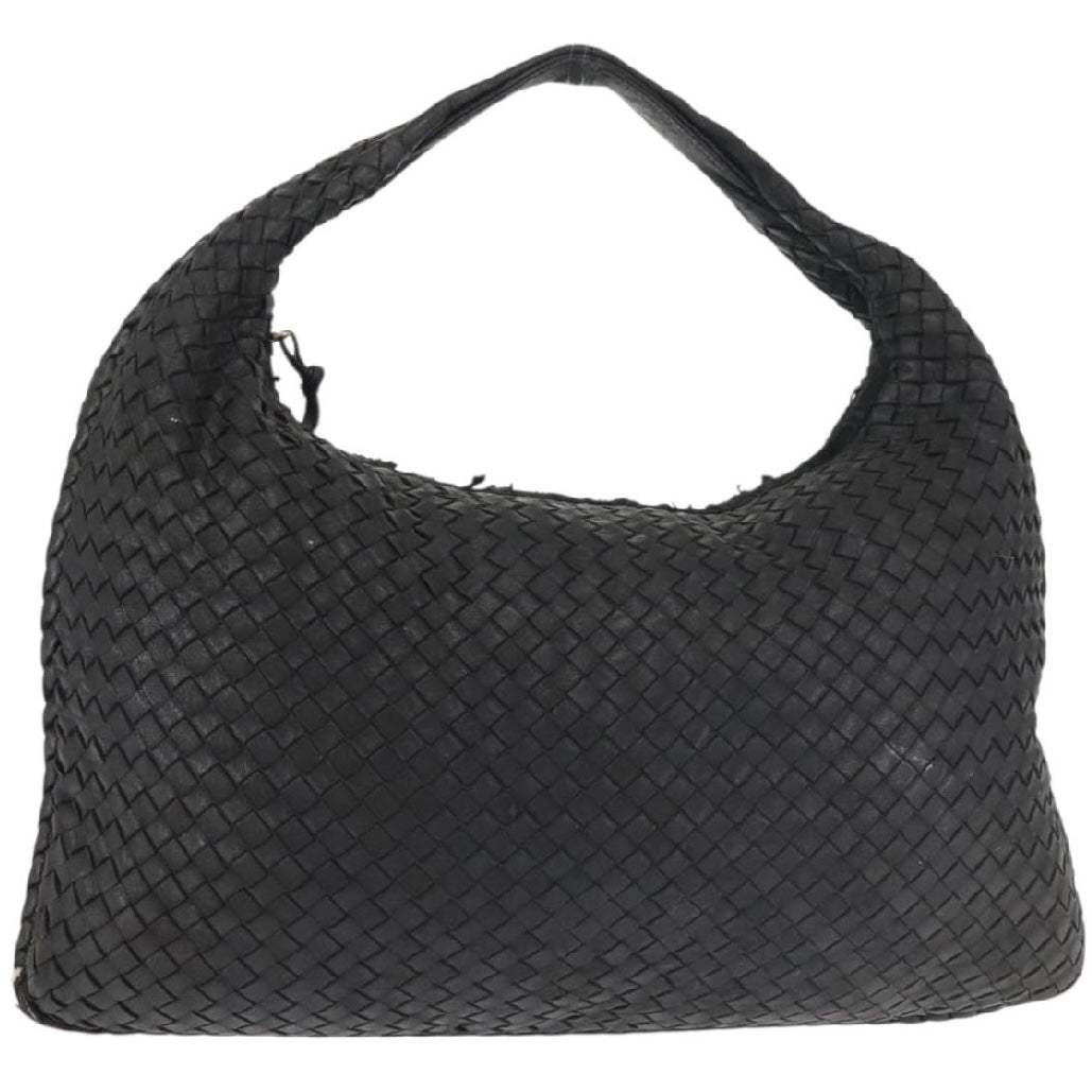 Bottega Veneta Black Quilted Hobo Bag