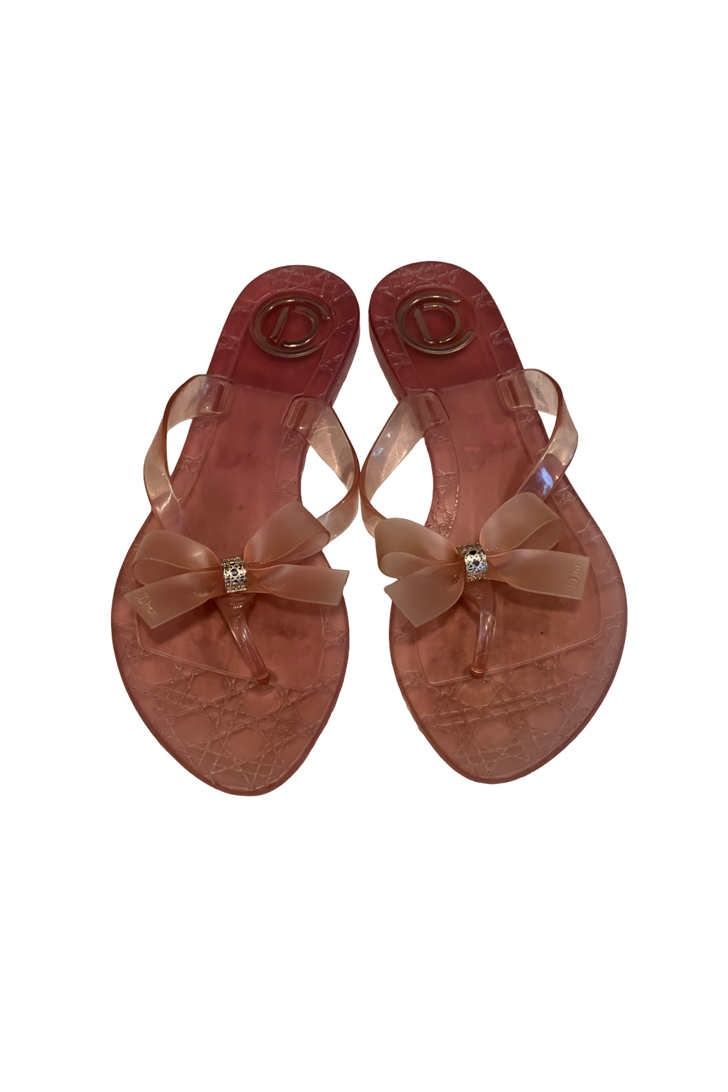 Dior Jelly Flip Flops