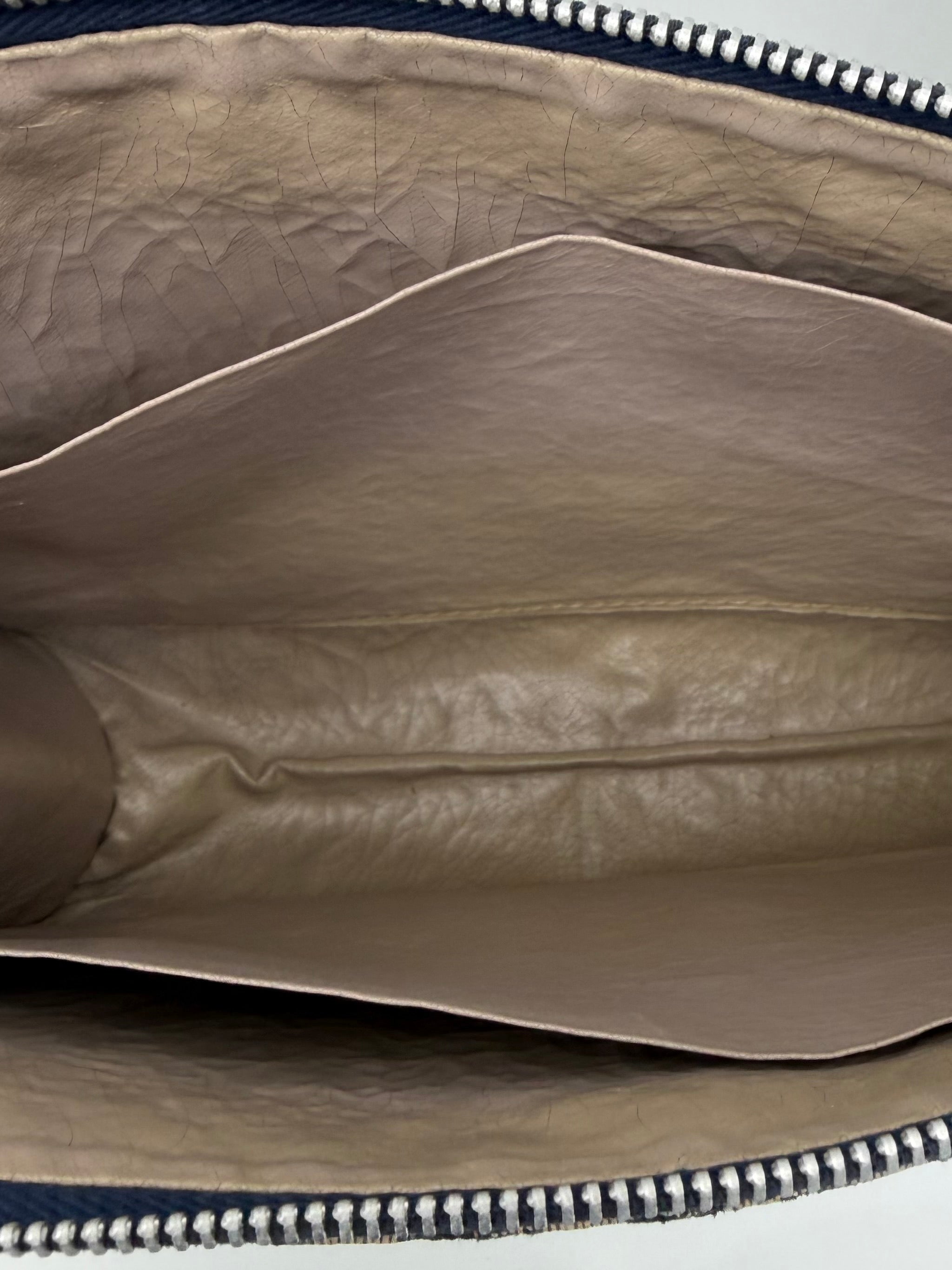 Dior Navy Monogram Rectangle Clutch