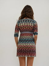 Load image into Gallery viewer, Missoni Colorful V-neck Mini Dress
