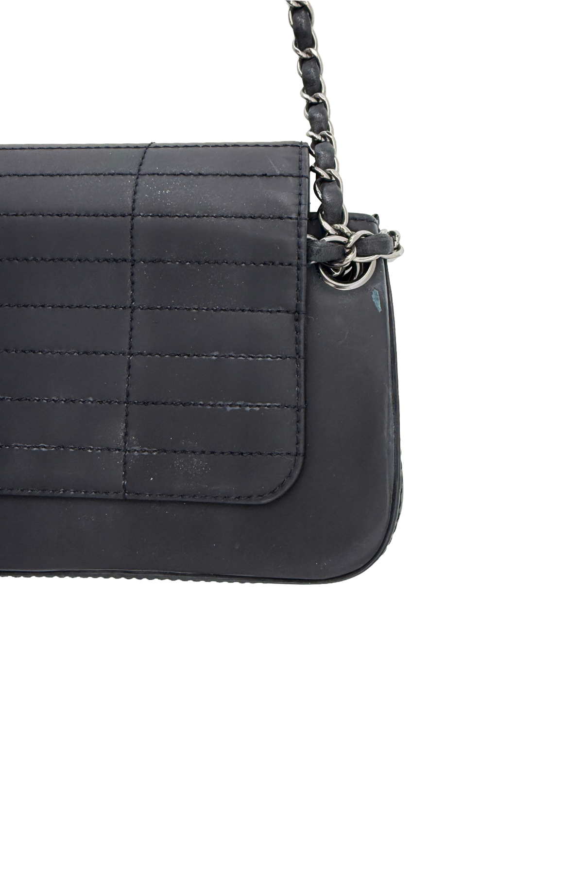 Chanel Black Shoulder Bag Silver Hardware