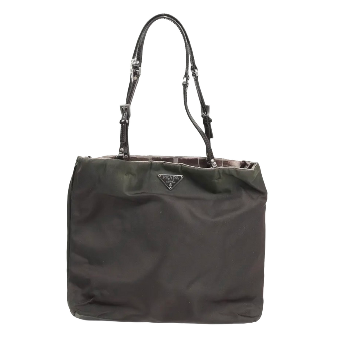 Prada Green Mini Nylon Handbag