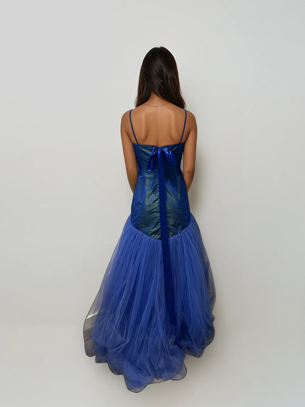 Peter Soronen Blue Tulle Dress
