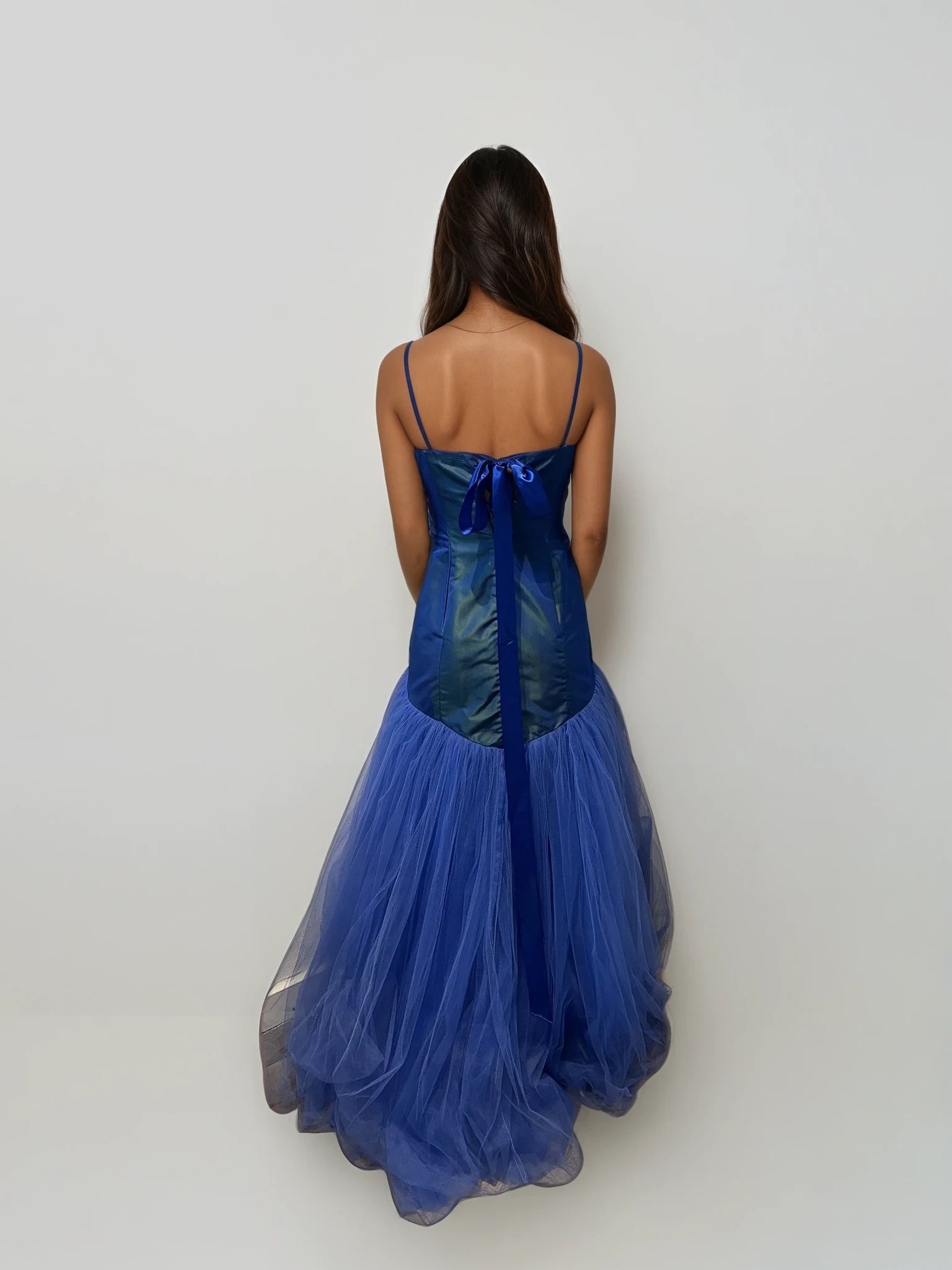 Peter Soronen Blue Tulle Dress