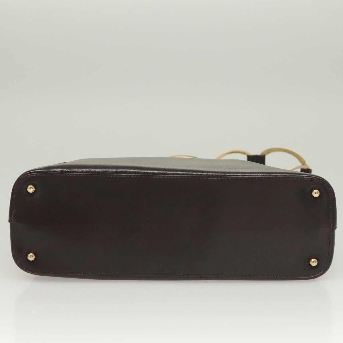 Gucci Brown Leather Shoulder Bag
