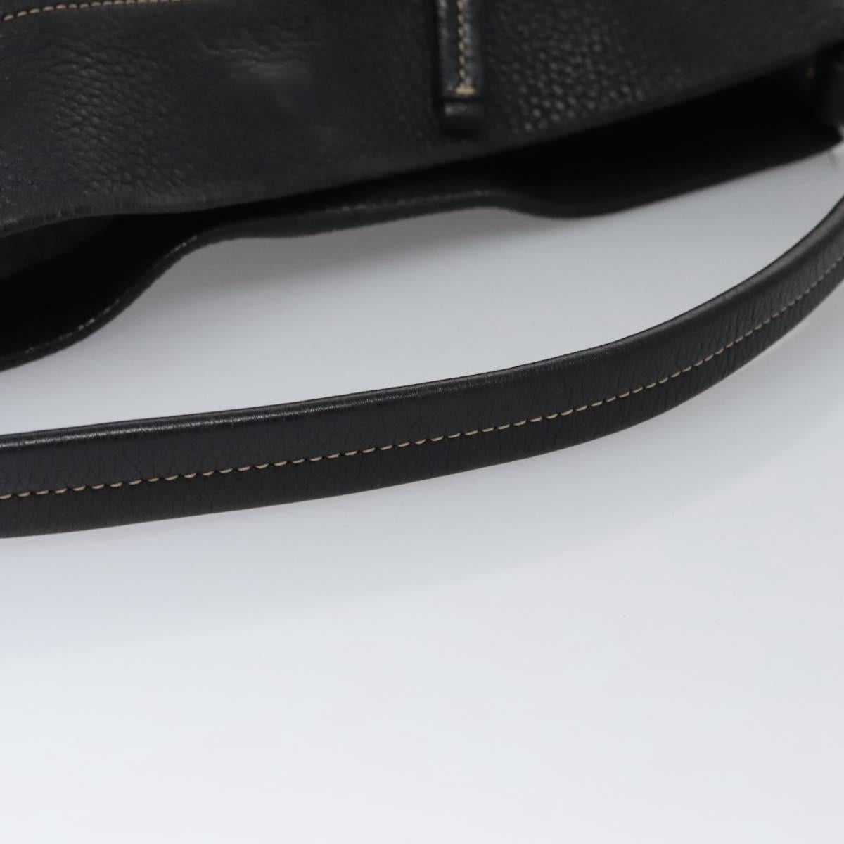 Prada Black Nylon and Leather Hobo Bag