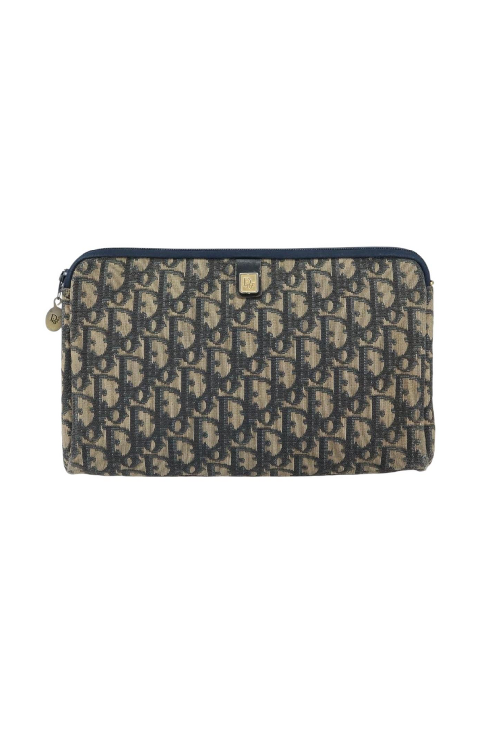 Dior Navy Trotter Clutch