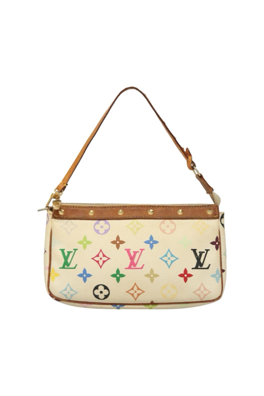 Louis Vuitton White  Murakami Pochette