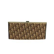 Load image into Gallery viewer, Dior Brown and Gold Monogram Clutch
