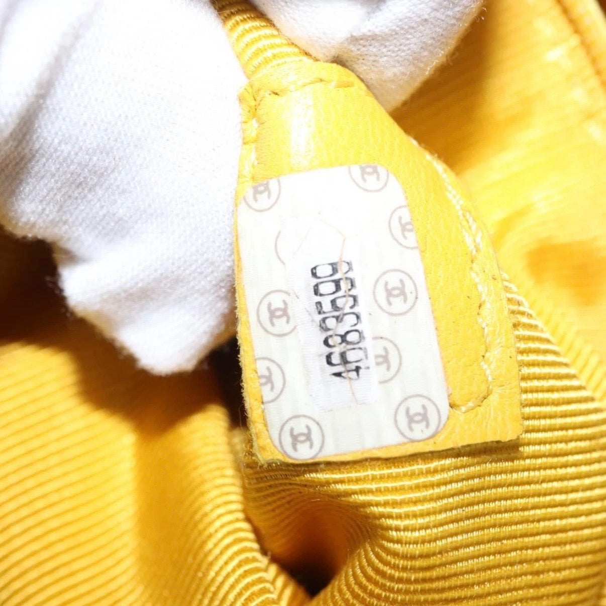 Chanel Yellow Handbag