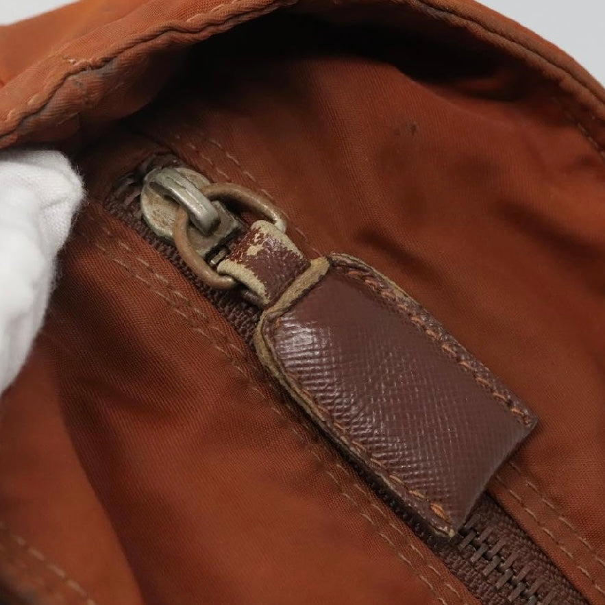Prada Burnt Orange Chain Shoulder Bag