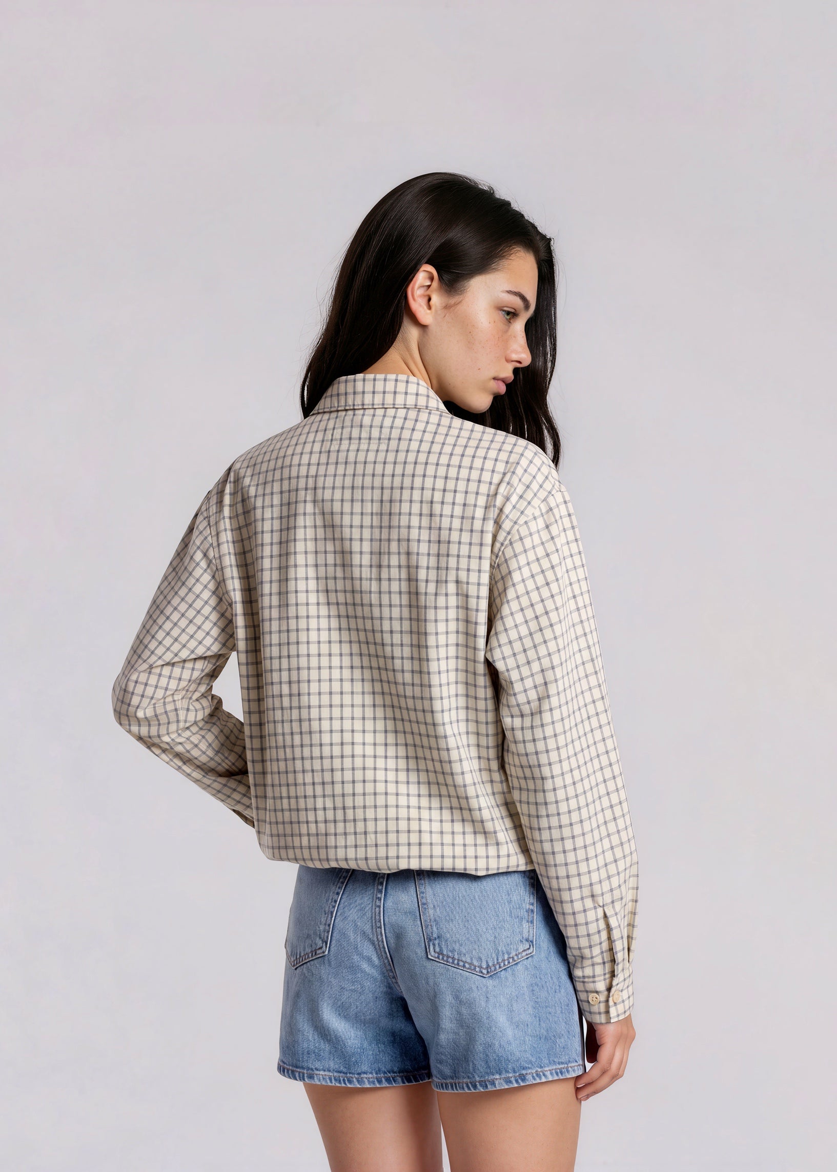 YSL Light Green Windowpane Bomber