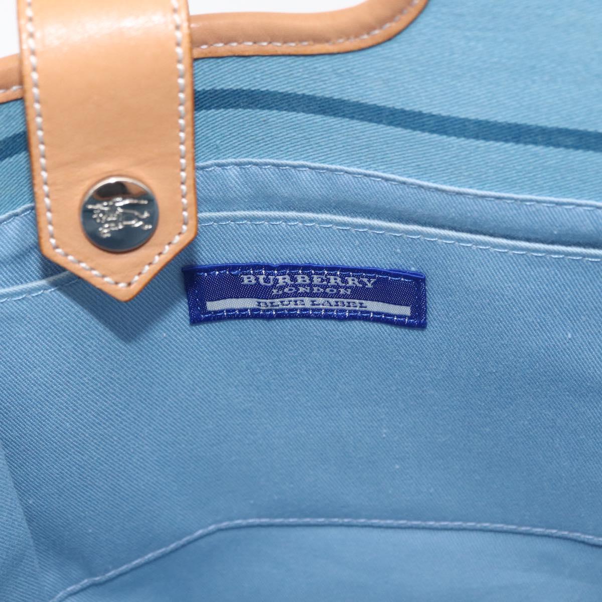 Burberry Blue Striped Handbag