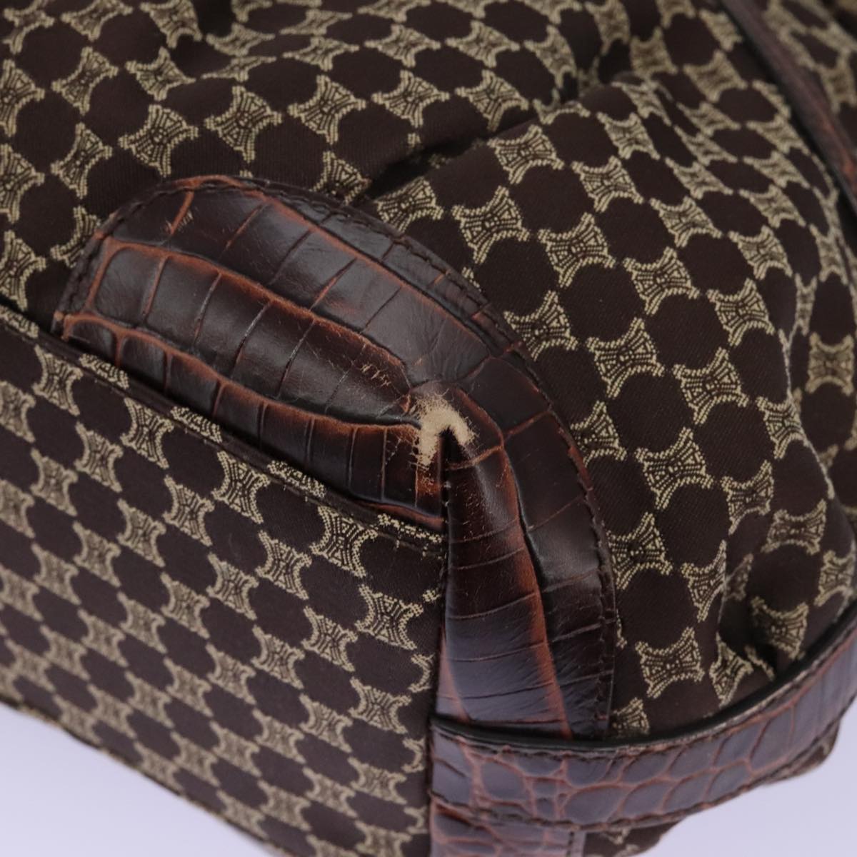 Celine Triumph Brown Tote
