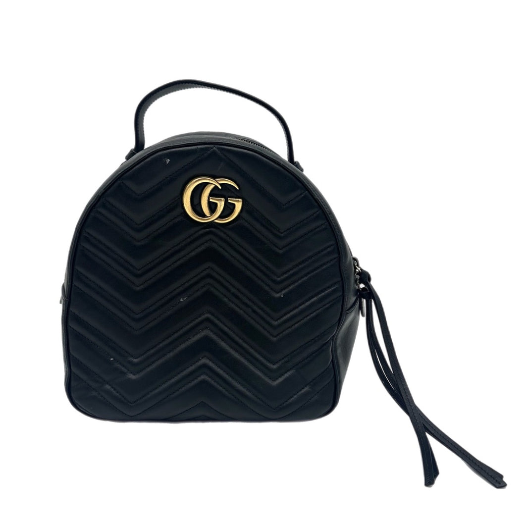 Gucci Marmont Black Backpack
